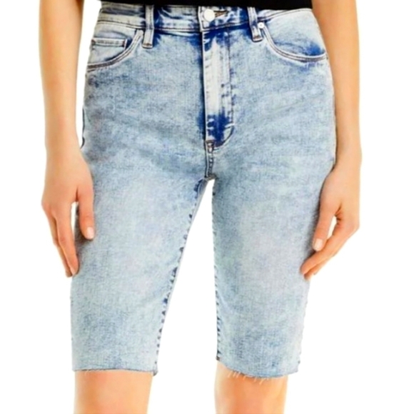 BLANKNYC Womens Light Wash Denim Shorts Size 24 - Picture 1 of 7